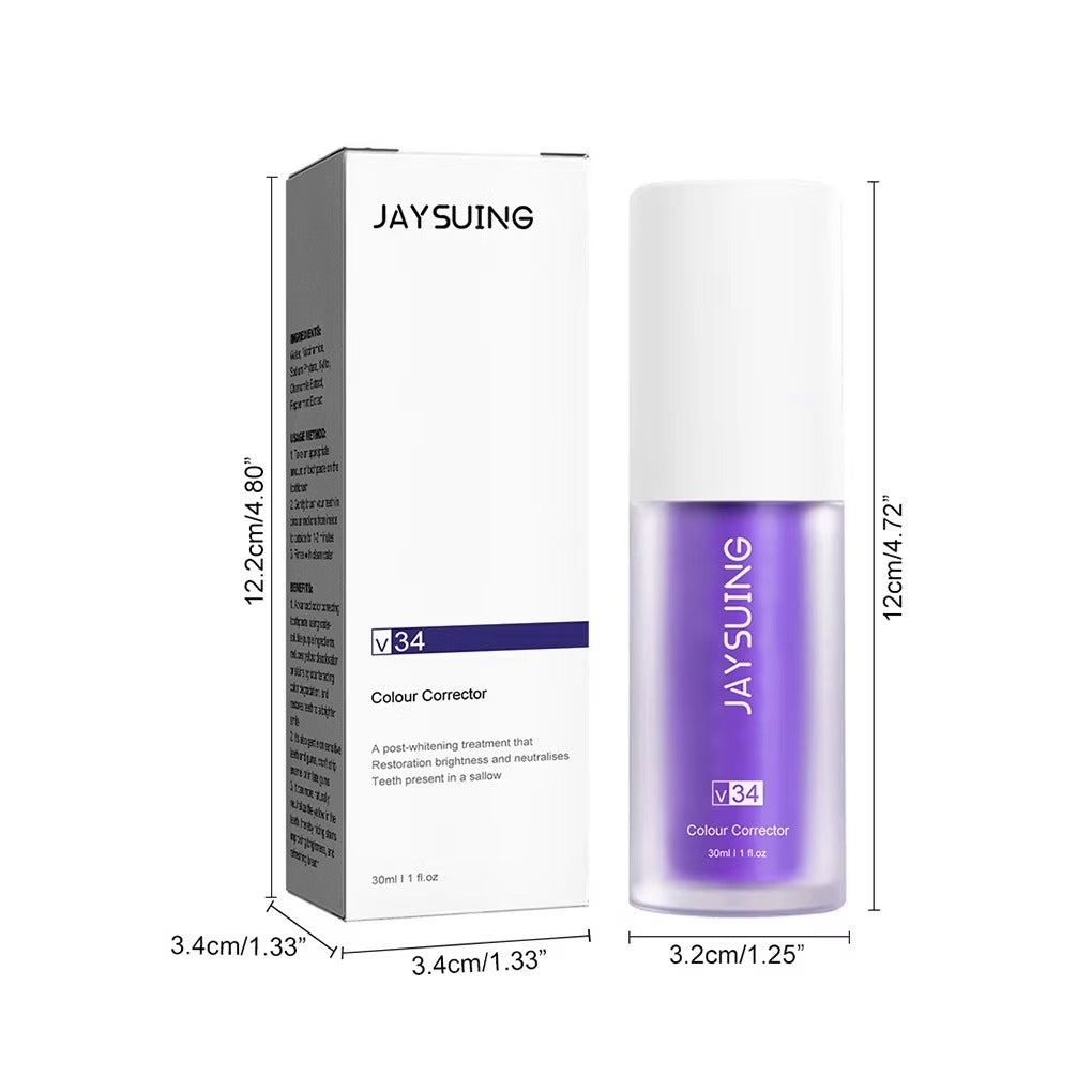 Jaysuing Purple Teeth Whitening Toothpaste ORIGINAL FREE HOME DELIEVERY ALL OVER UAE