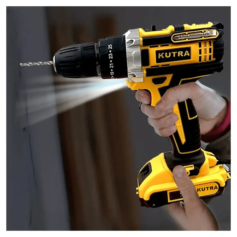KUTRA 48V Brushless Cordless Drill Machine – Heavy Duty Power Drill